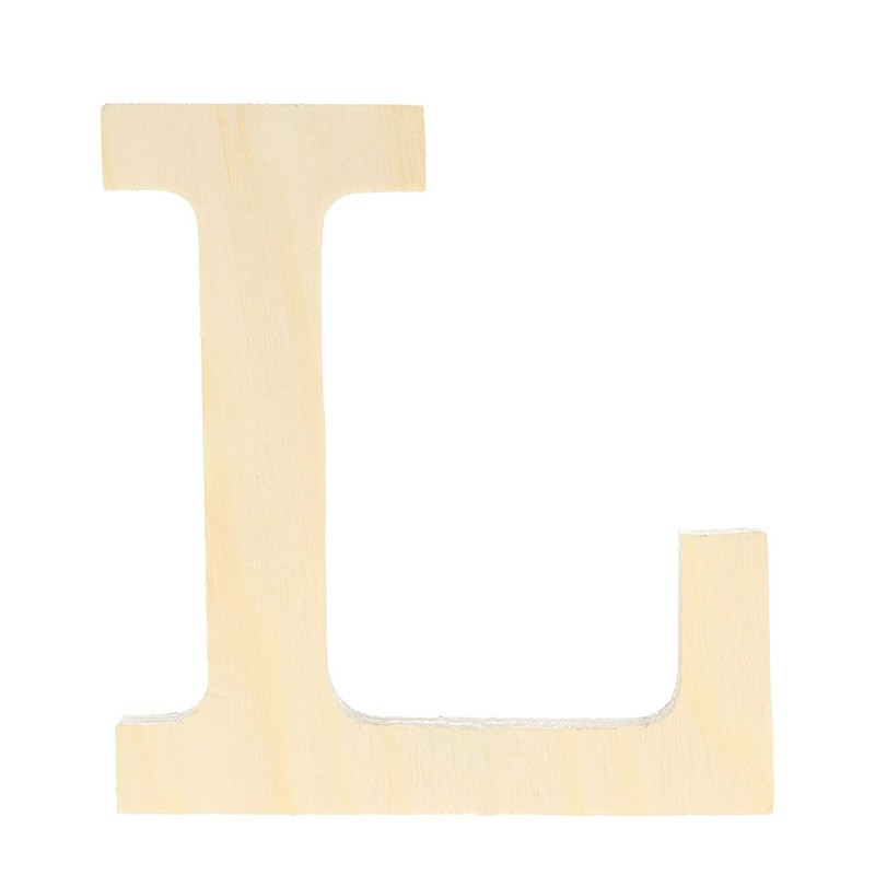 Lettre L - 11.5 cm - bois - Artemio