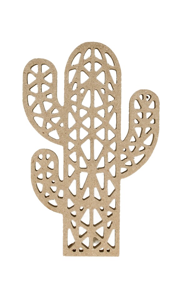 Silhouette cactus - 9,7x15 cm - MDF - Silhwood