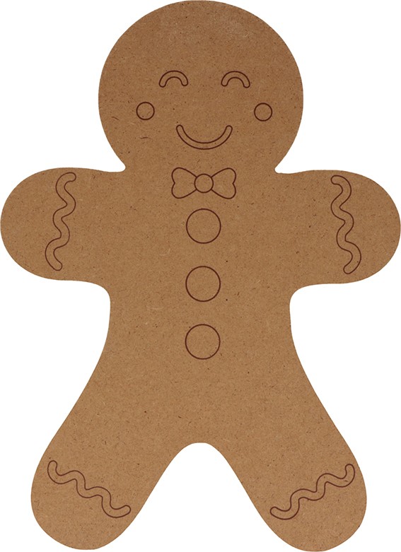 Silhouette gingerbread 25x18 cm MDF - Silhwood