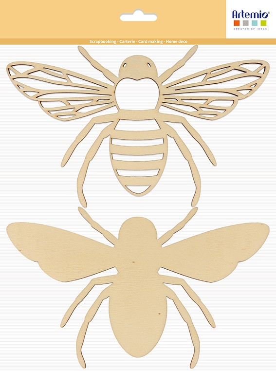 Silhouette abeille bois - Artemio