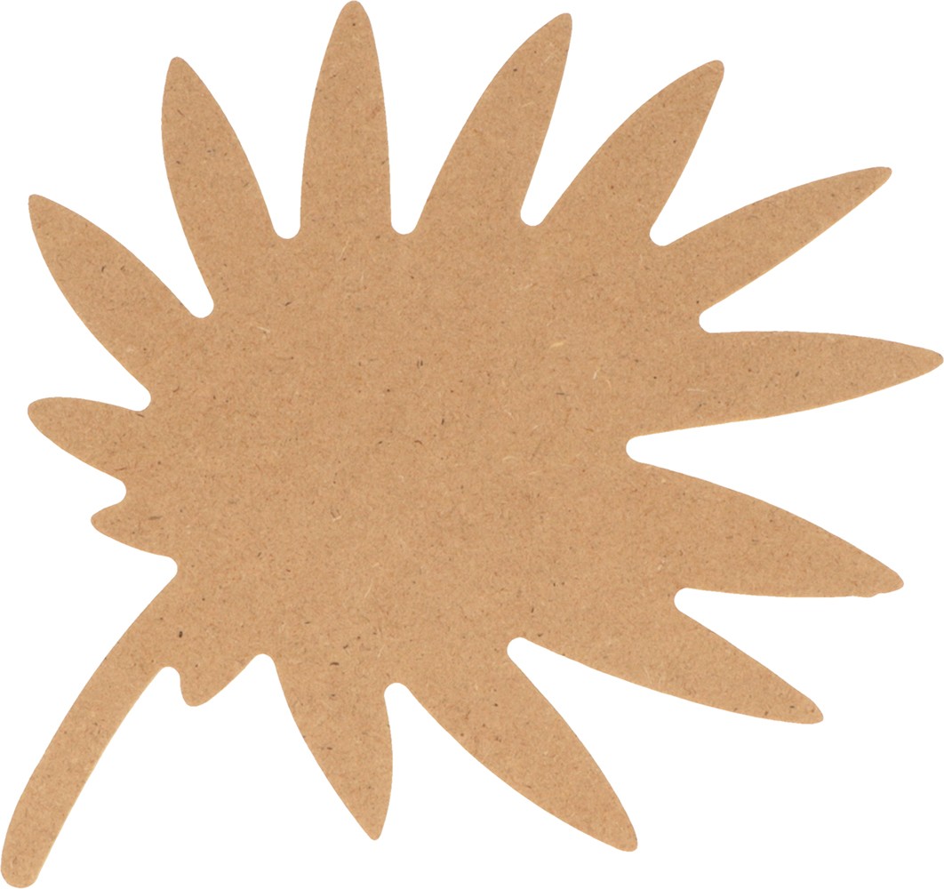 Silhouette feuille 21x25 cm MDF - Silhwood