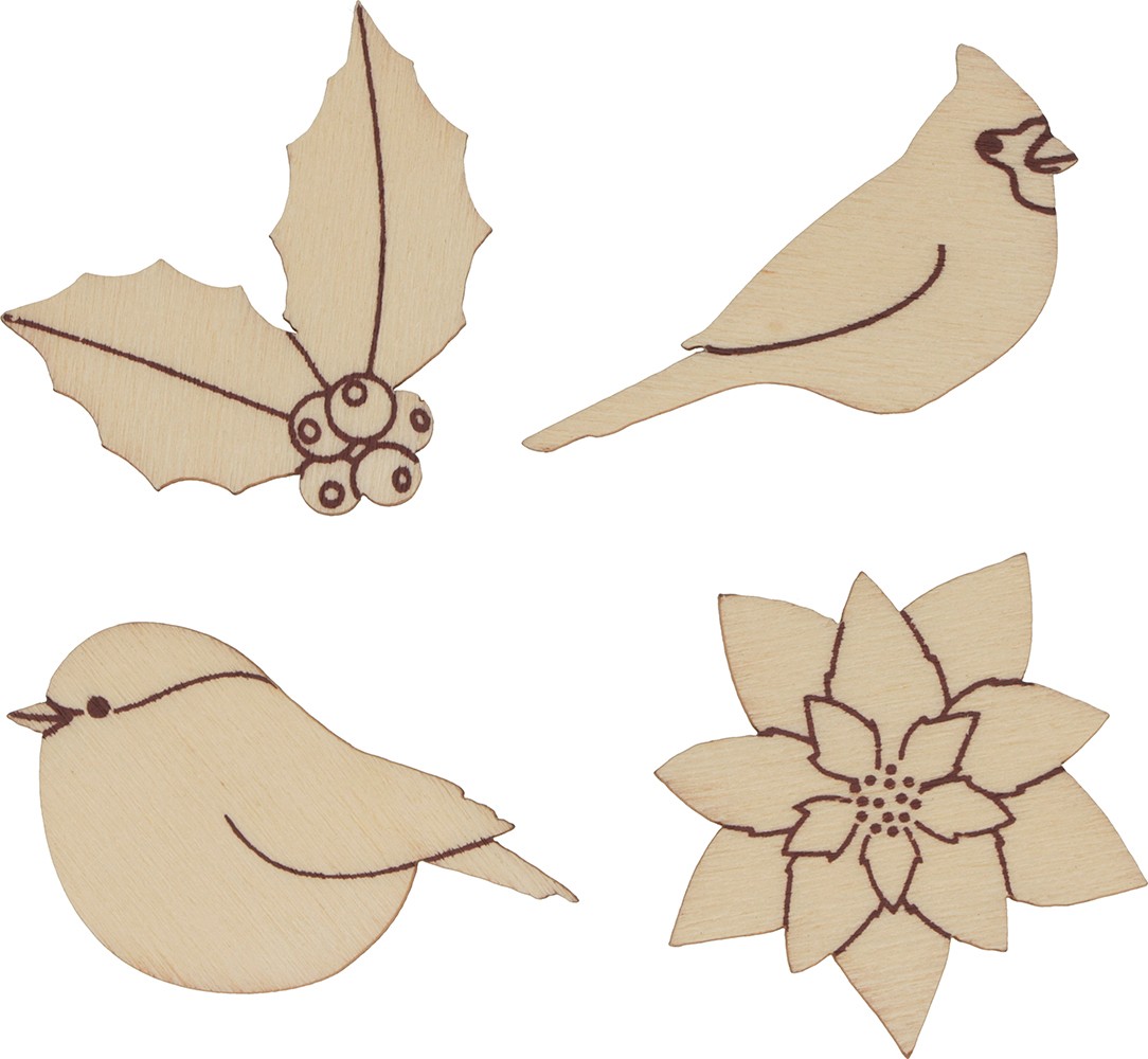 4x3 silhouettes oiseau - Artemio
