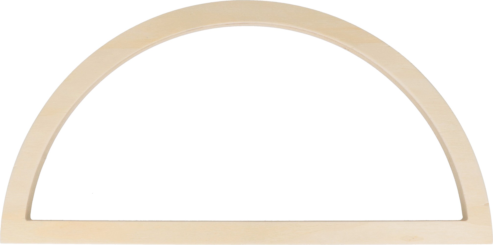 Silhouette demi-cercle en bois - 22x11 cm - Artemio