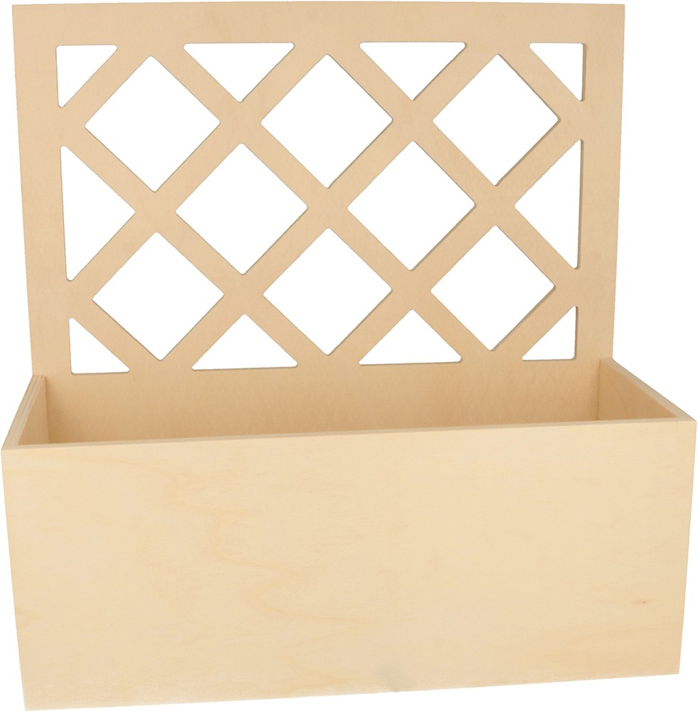 Bac de rangement en bois 29,5x13,5 cm - Artemio
