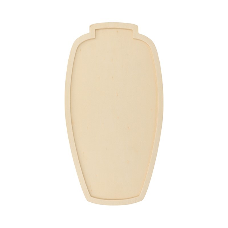 Silhouette vase en bois 16x30 cm - Artemio