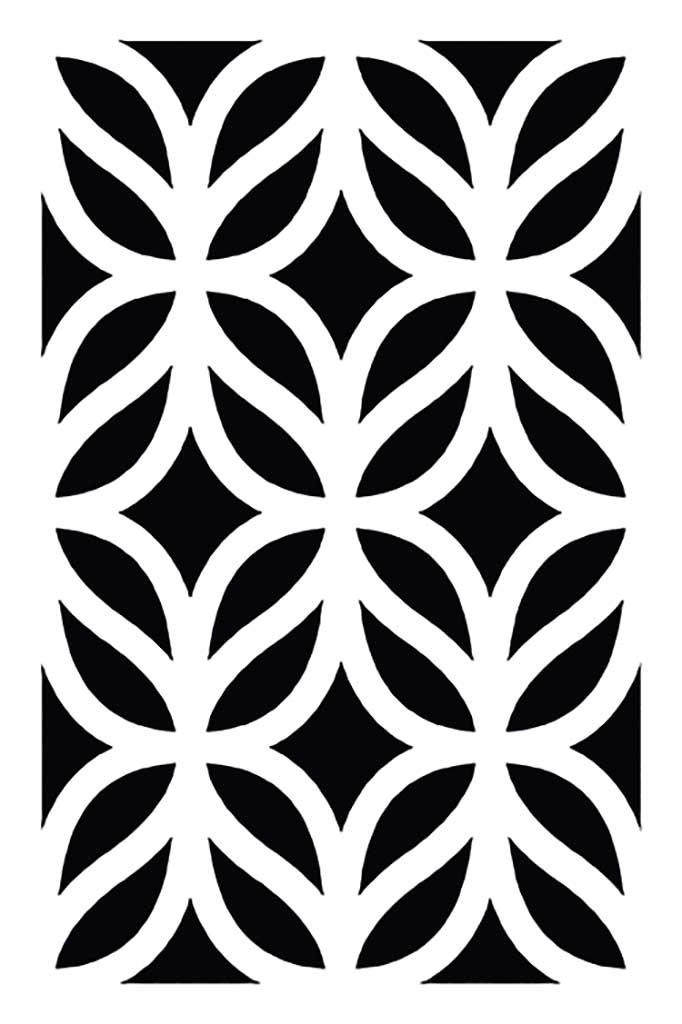 Pochoir feuilles 10x15x0.2 cm - Artemio