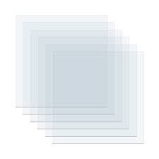 6 clear plastic sheets - We R