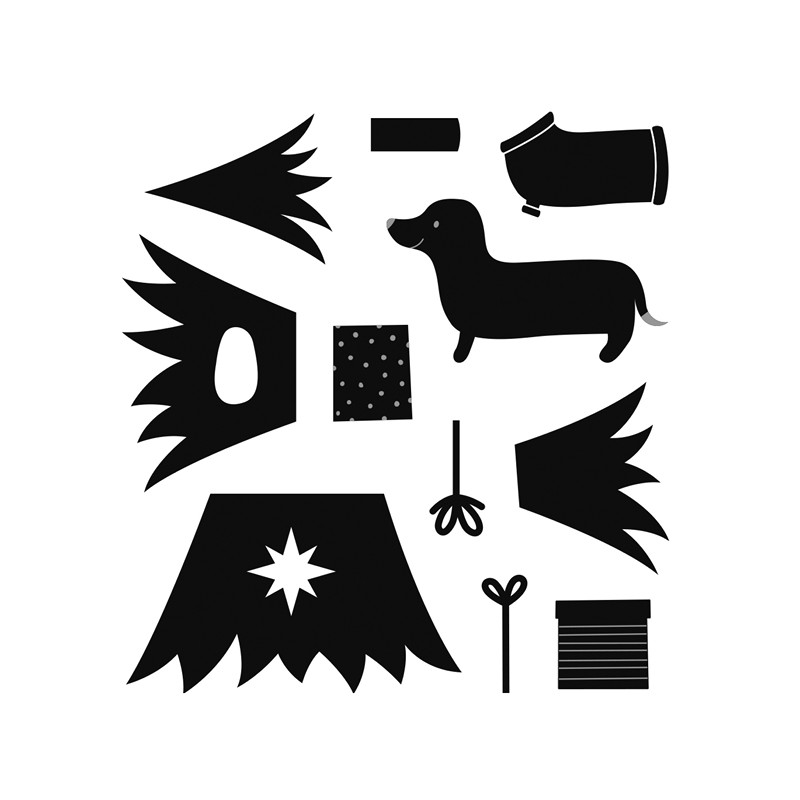 Matrices de découpe chien - Artemio