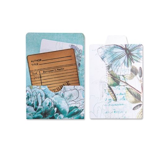 Thinlits die library pocket - Sizzix