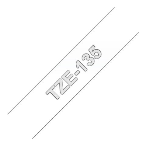 Tape lamined White  clear 12 mm - P-Touch - Brother