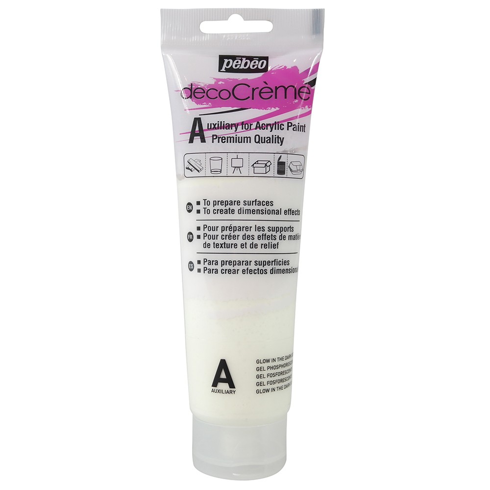 Auxiliaire gel phosphorescent - 120 ml - décocrème - Pébéo