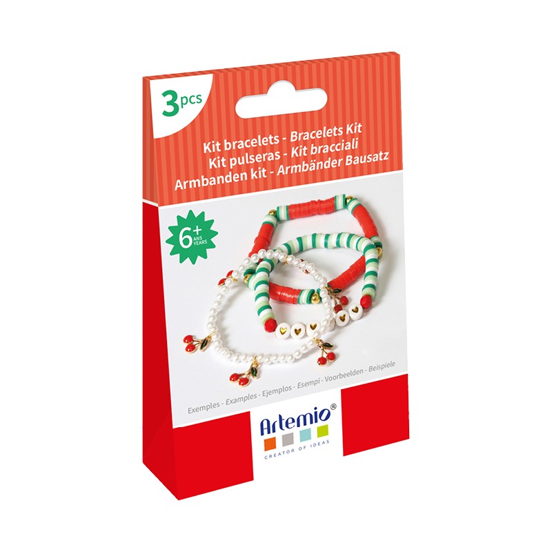 Kit bracelets cerises - Artemio