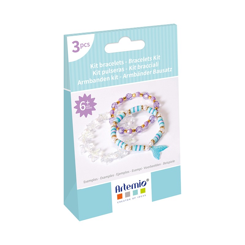 Kit bracelets sirène - Artemio