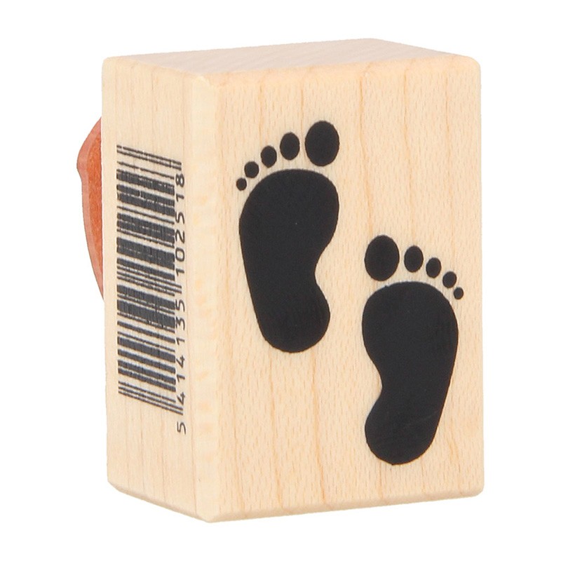 Tampon pieds 26x36 mm - bois - Artemio