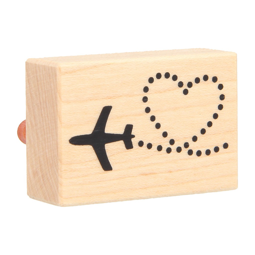 Tampon avion 37x53 mm - bois - Artemio