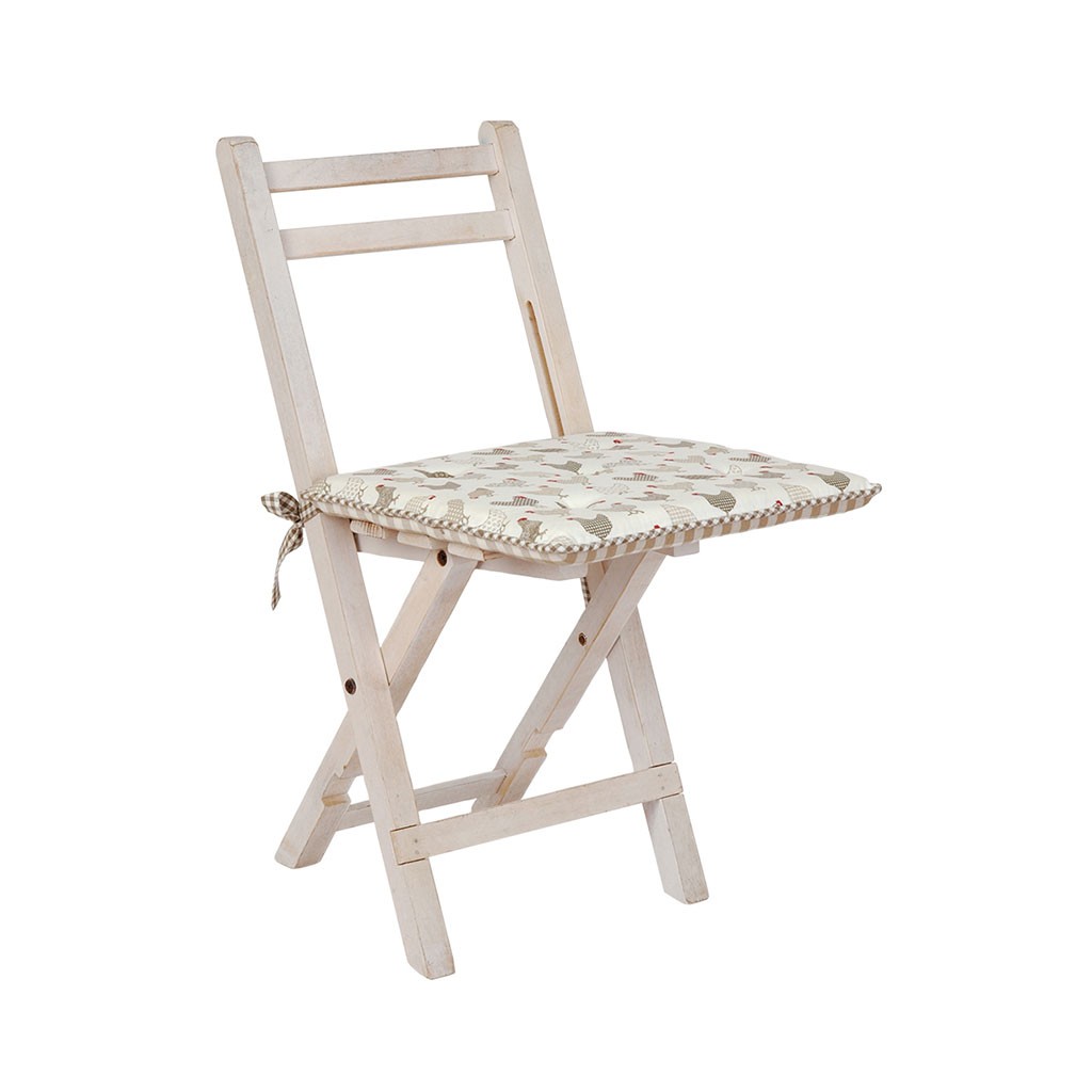 Coussin chicken 40x40 cm - 100% coton - Clayre & Eef