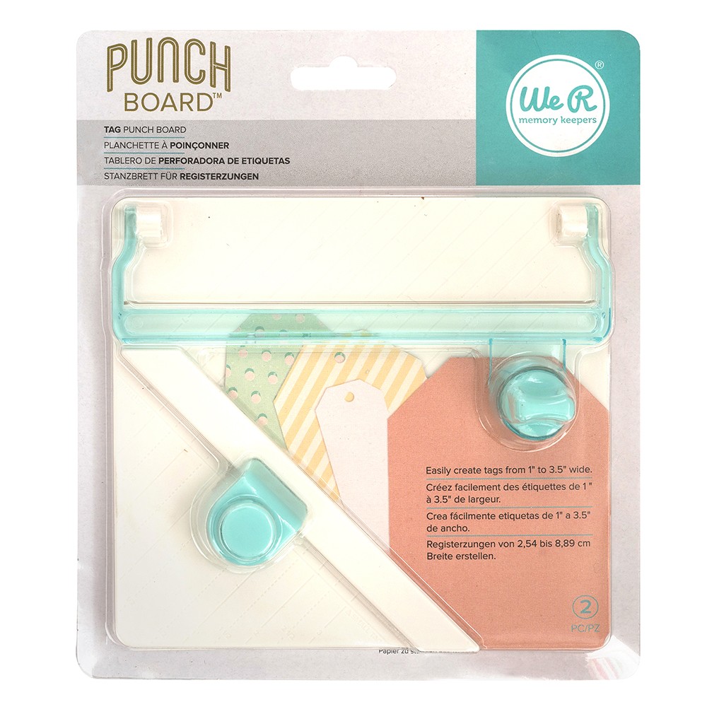 Tag punch board - We R