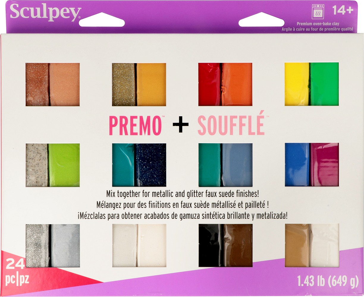 24 pâtes Sculpey 28 gr - Sculpey