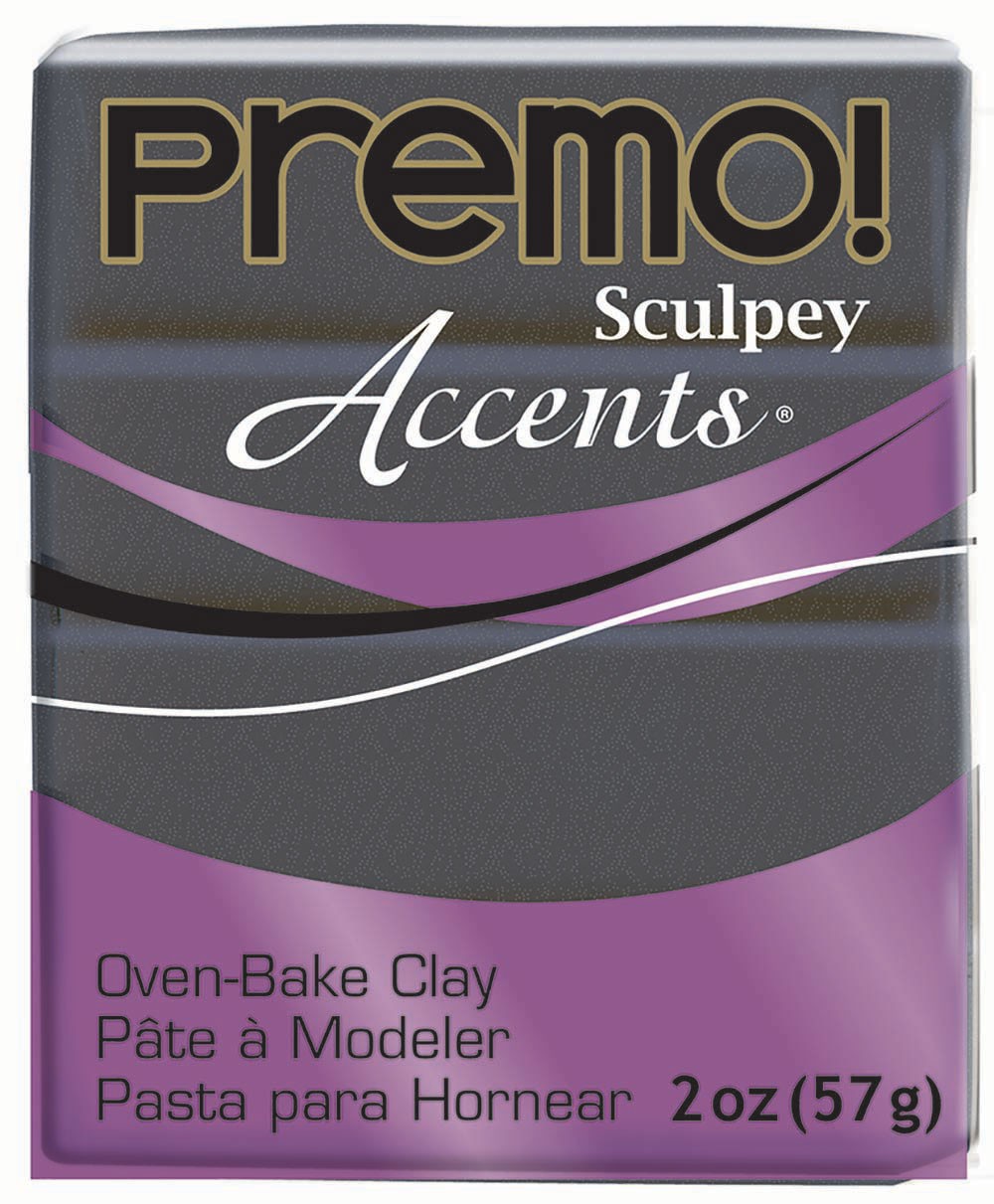 Premo accents graphite pearl - pâte 57 gr - Sculpey