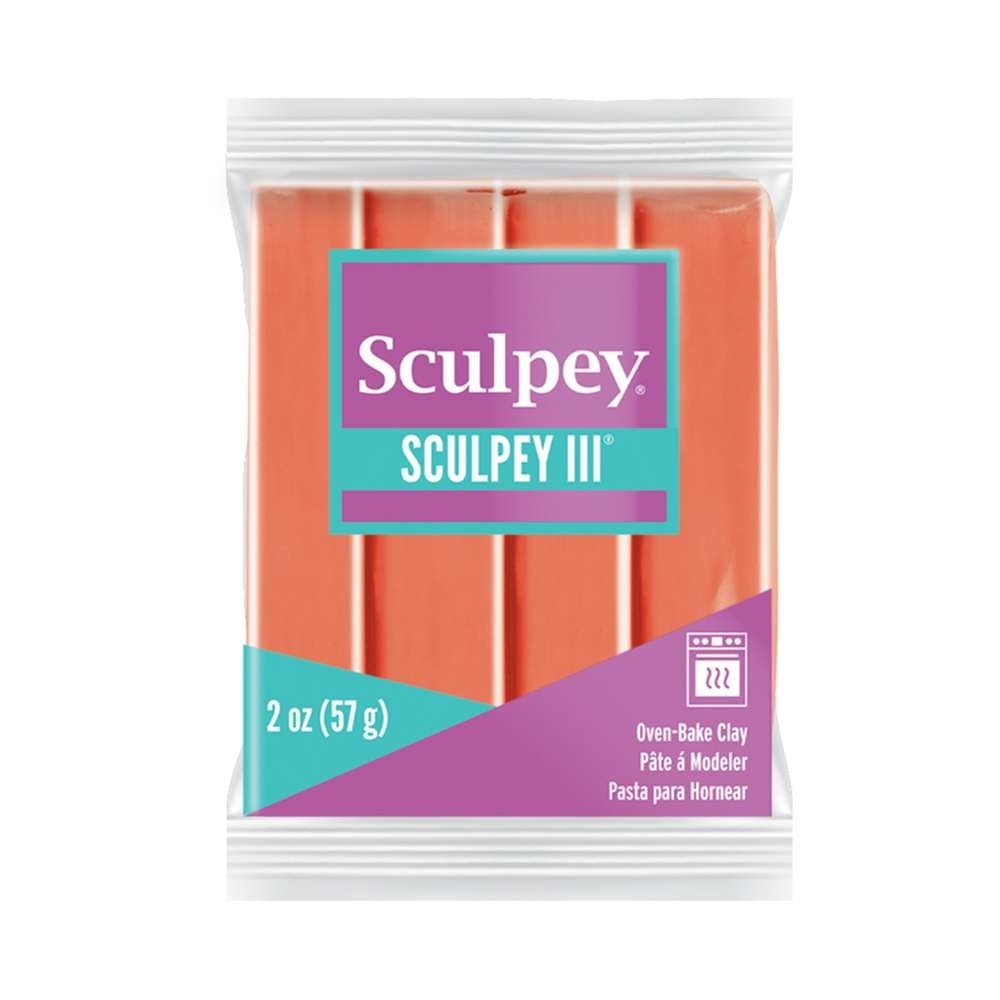 Pâte III coral 57 gr - Sculpey