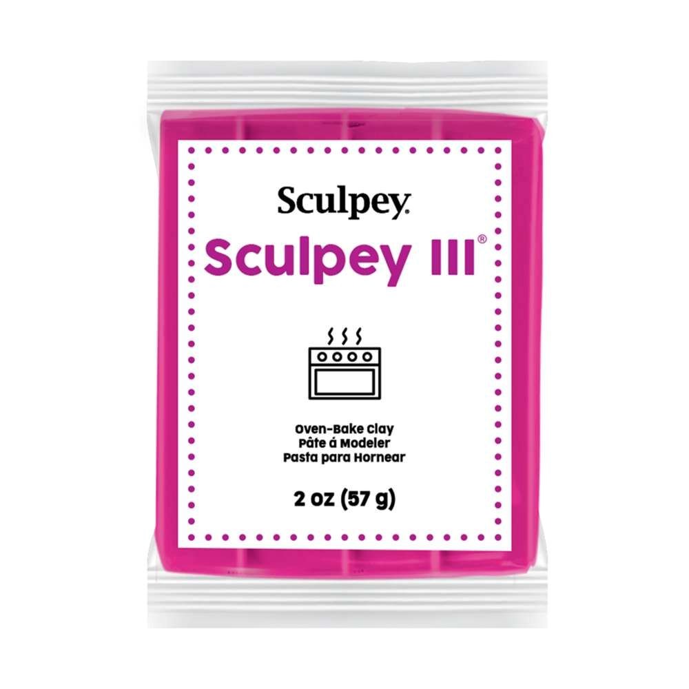 Pâte III magenta 57 gr - Sculpey