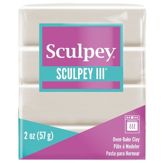 Pâte III éléphant grey - 57 gr - Sculpey