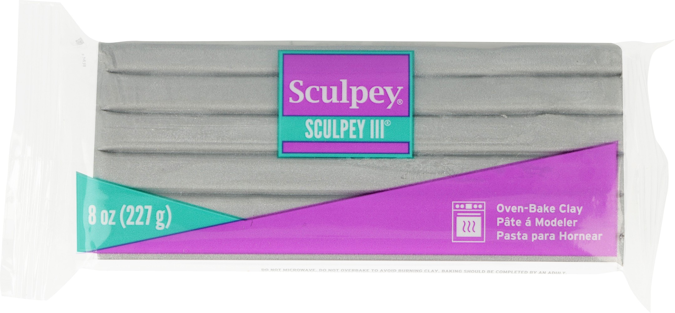 Pâte III SIlver - 227 gr - Sculpey