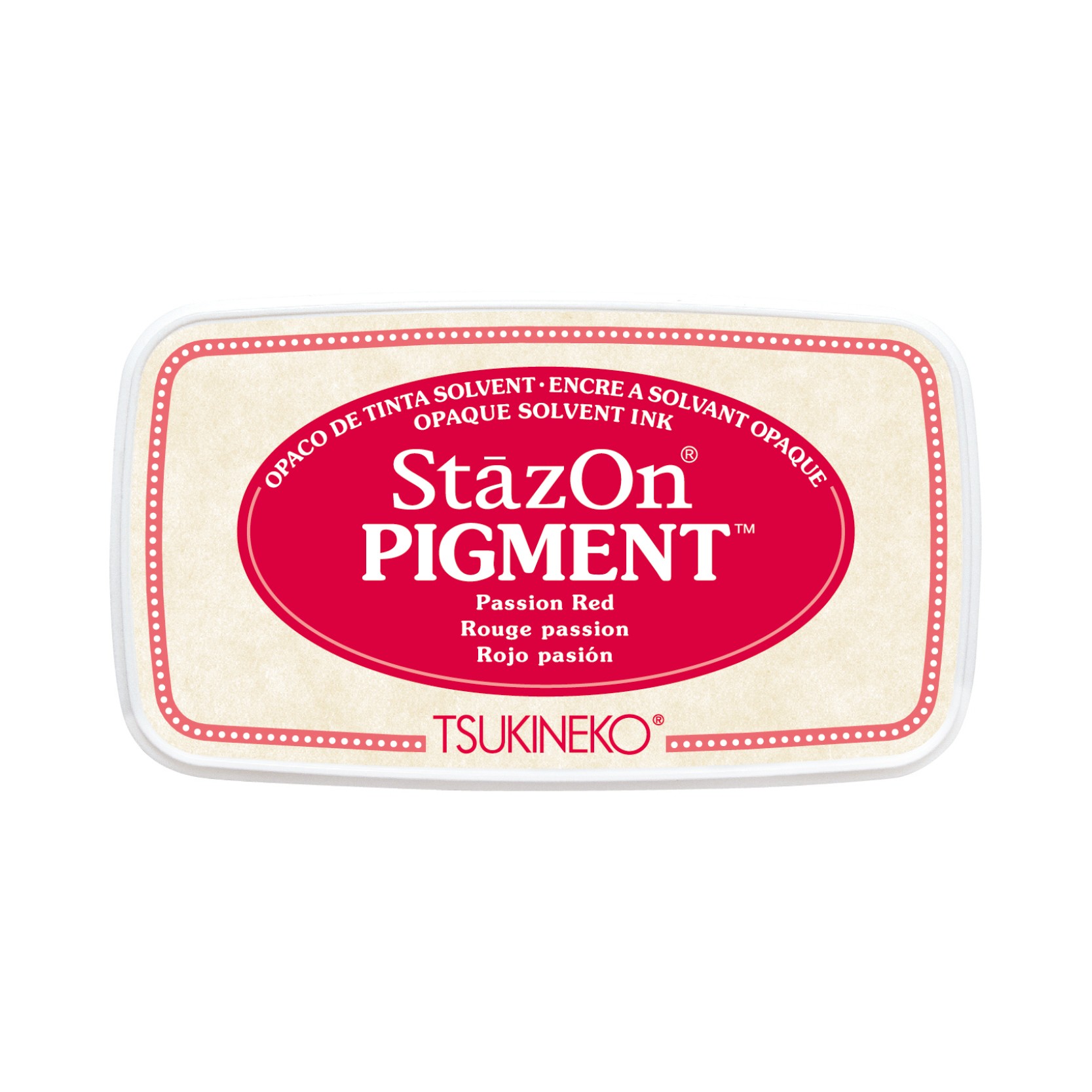 Encreur passion red Stazon pigment - Tsukineko
