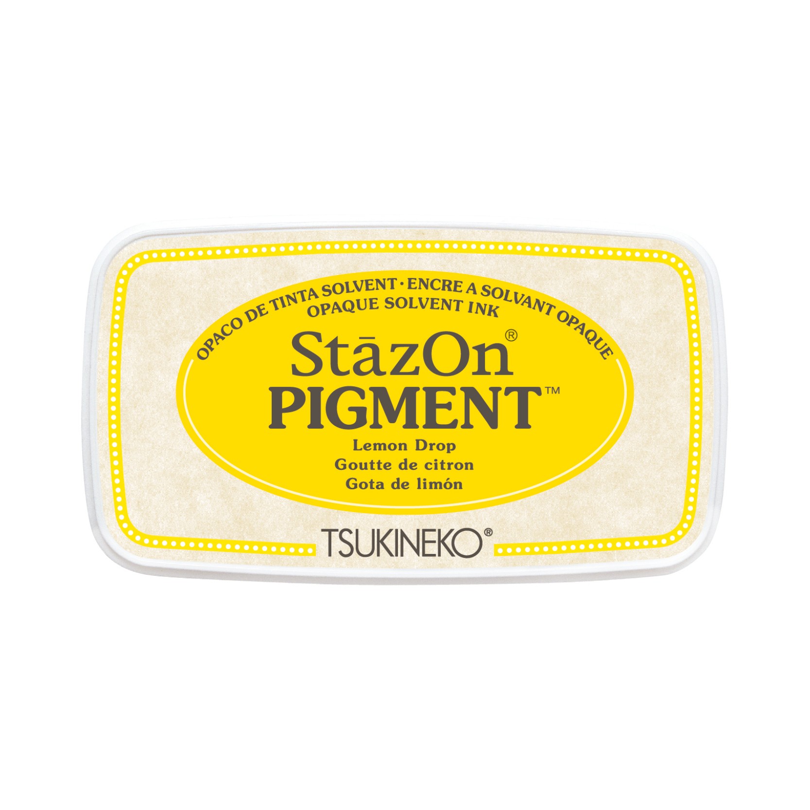 Encreur lemon drop Stazon pigment - Tsukineko