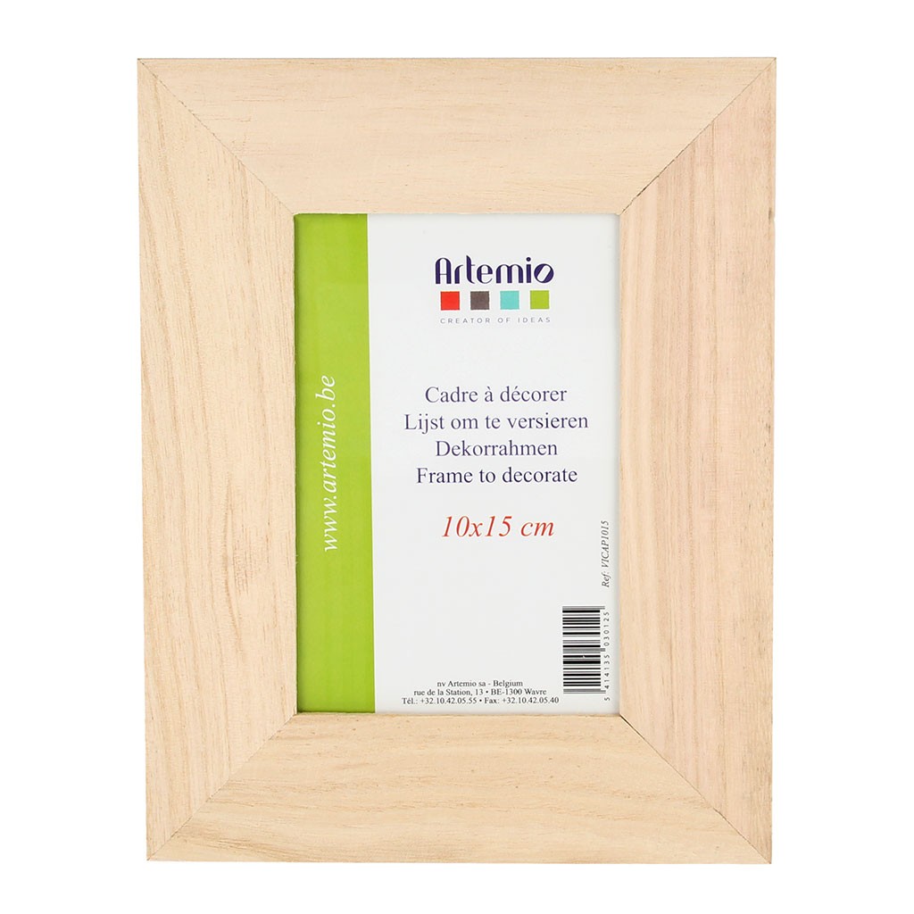 Cadre photo 18x23 cm - bois - Artemio