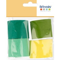 4 rouleaux de papier crépon 10 m - Artemio