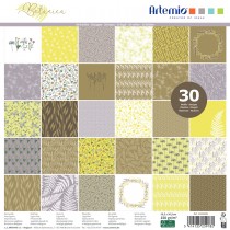 Bloc 30 feuilles botanica 30x30 cm - Artemio