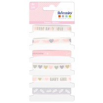 6 rubans My litlle baby imprimés - 1 cm X 1 m - Artemio