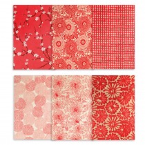 12 papiers népalais foil doré  - Artemio