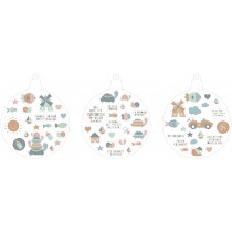 12 feuilles autocollants - 14x17 cm - Jolies comptines - Artemio