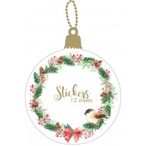 Livret d'autocollants Foil Xmas berries - Artemio