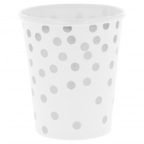 10 gobelets argentés 270 ml - Artemio