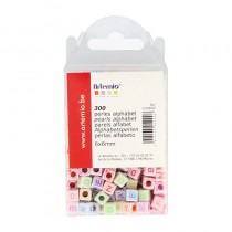 300 perles alphabet plastique 6 mm - Artemio
