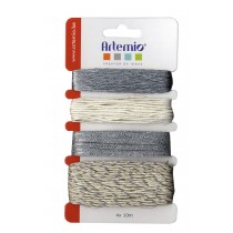 4x10 m corde argent - Artemio