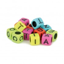 300 perles alphabet plastique 6 mm - Artemio