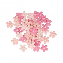 50 fleurs coton roses - Artemio
