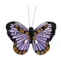 6 papillons couleur fil métal - 8x5 cm - Artemio