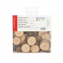 Rondelles en bois - 150 gr - Artemio