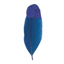 6 plumes aubergine - Artemio