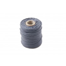 Corde coton anthracite - 65 m x 1 mm - Artemio
