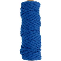 Corde coton bleu 33 m x 4 mm  - Artemio
