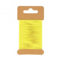 Fil de coton ciré jaune fluo 10 m - Artemio