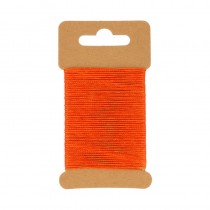 Fil de coton ciré orange  10 m - Artemio
