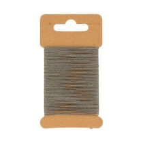 Fil de coton ciré gris  10 m - Artemio