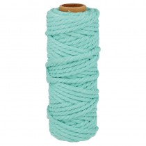 Corde coton vert 25 m x 6 mm  - Artemio